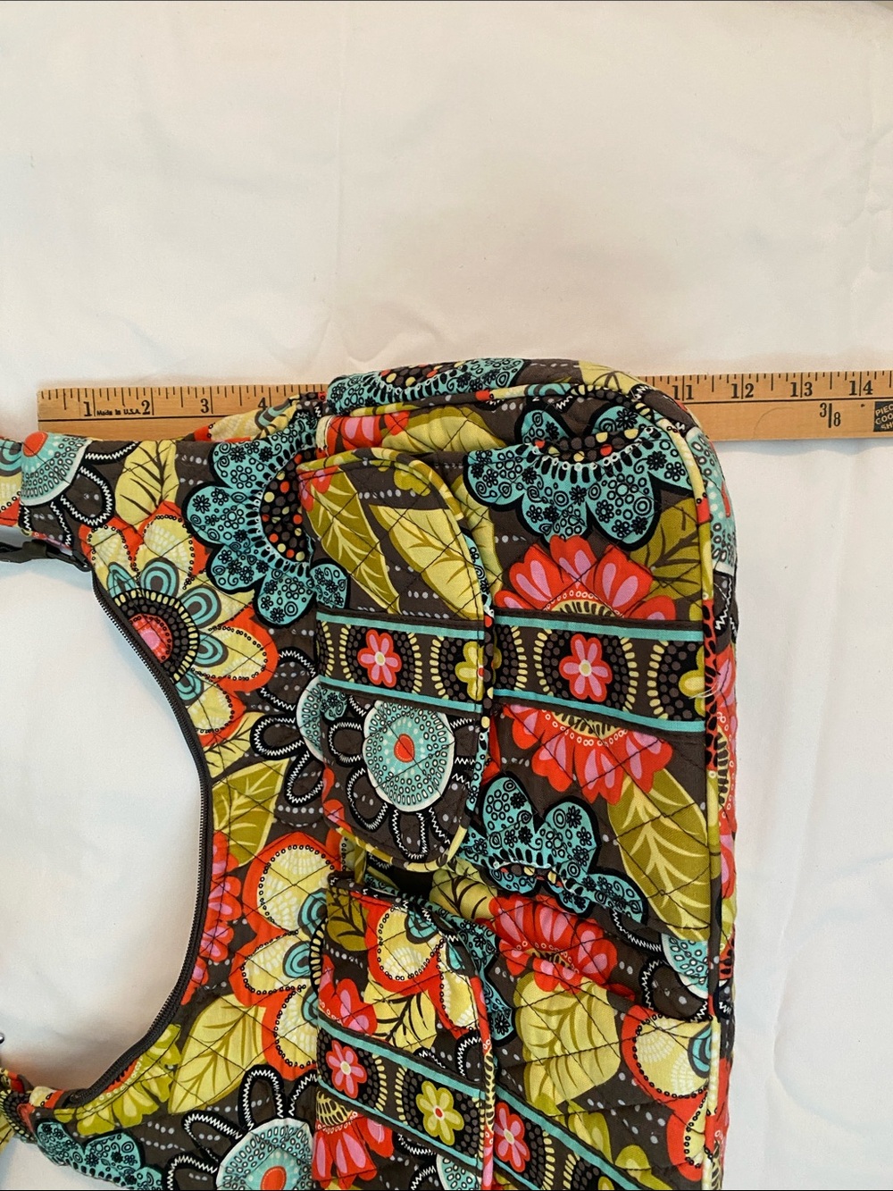Vera Bradley Multicolor Floral Shoulder Bag or crossbody with wristlet - Picture 9 of 14